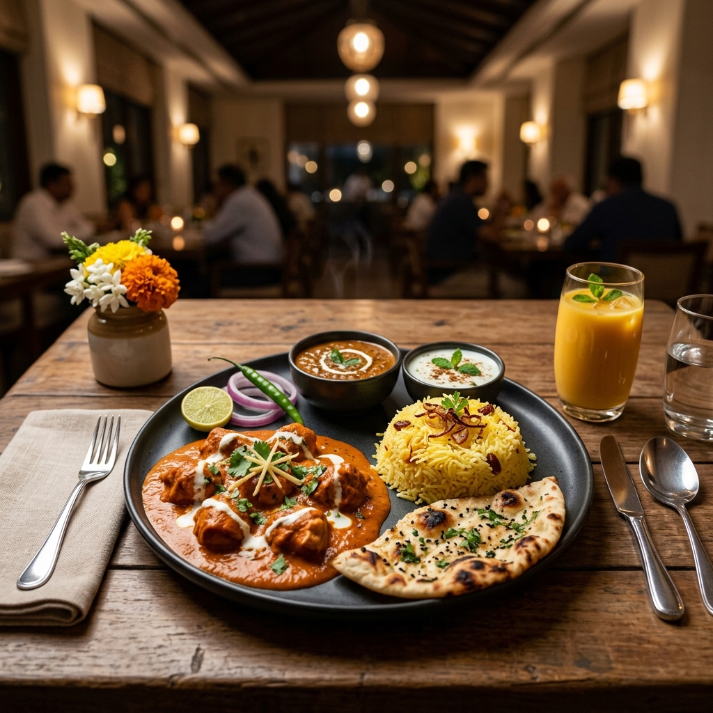 Multi-cuisine restaurant at Hotel Galaxy Inn